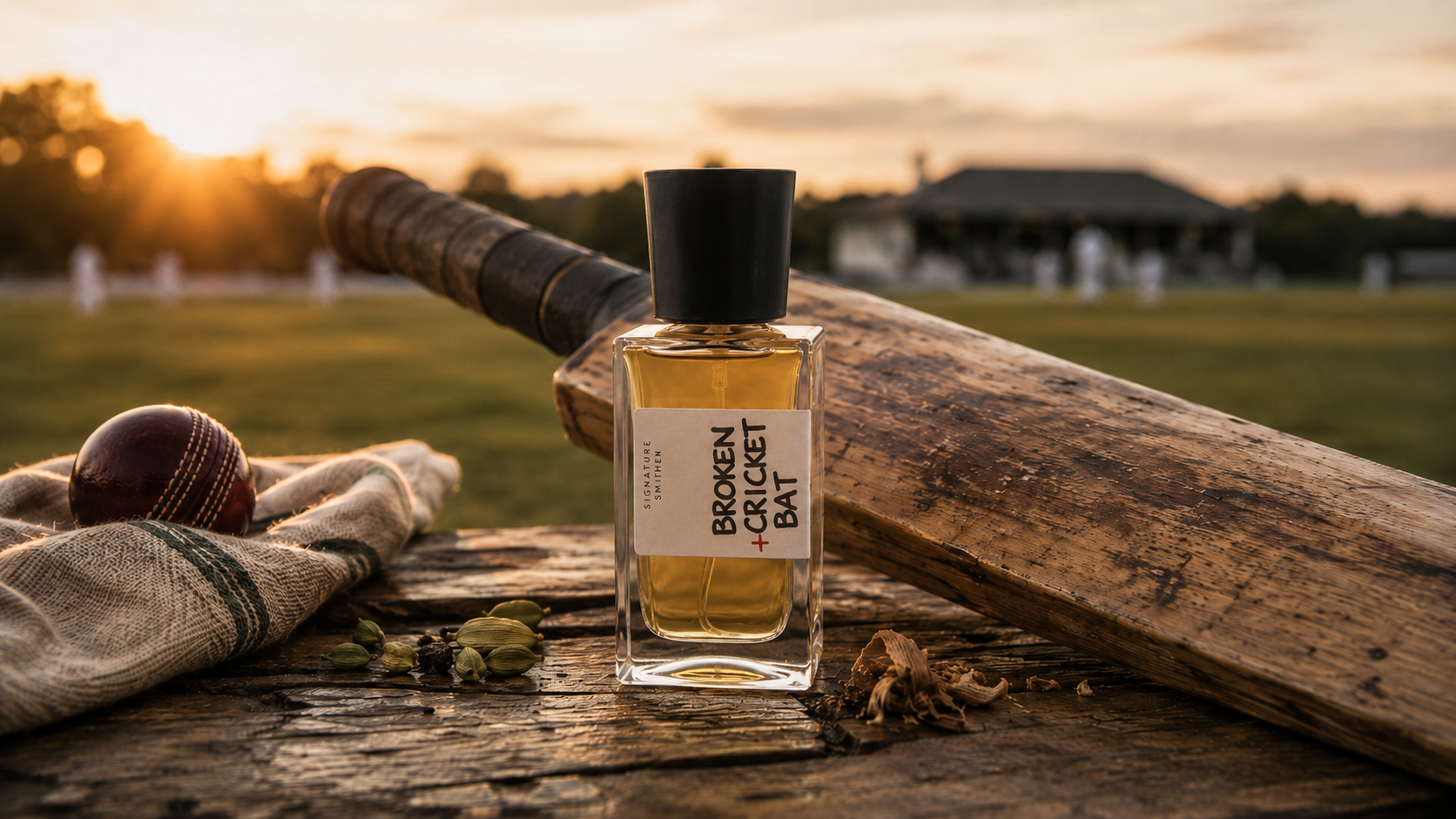 The Scent of Summer Evenings: Broken Cricket Bat by Signature Smithen